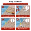 2-Pack 30"x30" Pool Handrail for Swimming Pools, 304 Stainless Steel Pool Stair Rail with 375lbs Load Capacity - 4 of 4