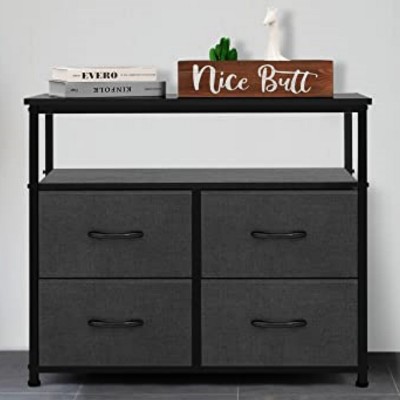 FONTOI Decorative Storage Cabinets, Classic Decorative Cabinet , Timeless Elegance Meets Practicality, Black, 31.4"*11.8"*26.1"