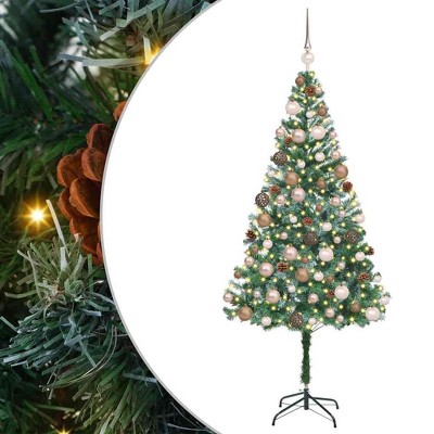 vidaXL Artificial Christmas Tree with Stand Green 70.9" PVC and Steel
