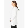 Woman Within Plus Size V-Neck Hoodie Sweatshirt - 4 of 4