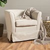 Airsurfer 27" Upholstered Swivel Chair with Loose Cover - 3 of 4