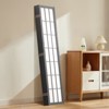 VEVOR Room Divider, 6 Panel Japanese Room Divider Screen, Wood Folding Privacy Screen Indoor, Japanese Partition Portable Decoration Dividers Black - 2 of 4