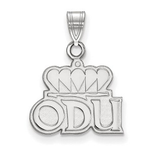 Black Bow Jewelry 14k White Gold Old Dominion Monarchs NCAA Small Pendant - 1 of 3