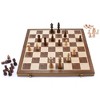 GSE 15"x15" Wooden Folding Chess Set with Magnetic Chess  Pieces - image 2 of 4