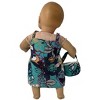 Doll Clothes Superstore Earth Tone Print Sundress With Purse Fits 15-16 Inch Baby And Cabbage Patch Kids - 3 of 4