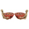 Department 56 Accessory 1.5" Trick Or Dare Treat Bowls Halloween Snow Village  -  Decorative Figurines - 3 of 3