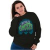 PACMAN Halloween I Believe in Ghosts Sweatshirt for Men or Women Brisco Brands - 3 of 4