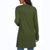 Women's Lightweight Long Sleeve Open Front Cardigan with Pockets Fall Trendy Comfortable Casual Knit Sweater - 4 of 4