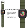 Worryfree Gadgets Silicone Wavy Bands for Apple Watch 38/40/41mm 42/44/45mm Sports iWatch Band Series 8 7 6 5 4 3 2 1 & SE - 4 of 4