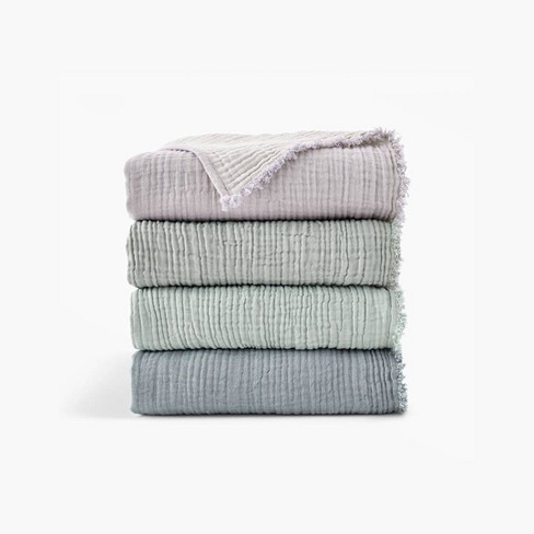 Soft organic 2025 throw blanket