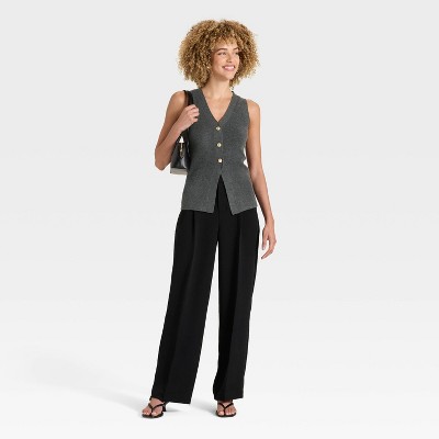 Women's Button Sweater Vest - A New Day' - image 3