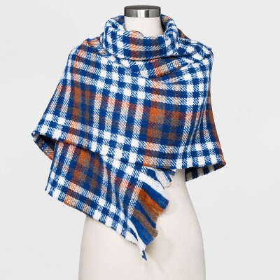 sweater scarf plaid