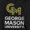 George Mason University Official Distressed Primary Logo Adult Pull-Over Hoodie - 2 of 4