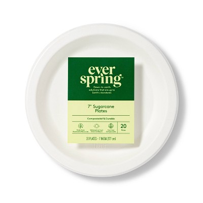 Cheer Collection 7 Round Compostable Paper Plates : Target