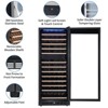 24 inch Wine Cooler Refrigerator, 155 Bottles Large Size, 41¨H-64¨H Freestanding Wine Cellar, Single Glass Door, Digital LED Touch Control - 3 of 4