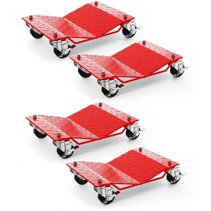 Wheel Dolly Set of 2/4, Car Moving Dolly 3000/6000LBS Heavy-Duty Cart for Moving Cars, Trucks, Trailers, Motorcycles, and Boats - 1 of 4
