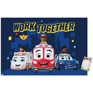 Trends International Disney Firebuds - Work Together Unframed Wall Poster Prints - 1 of 4