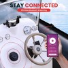 Dual 6.5” Waterproof-Rated Marine Speaker Kit with Amplified Wireless BT - Black - 3 of 4