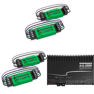 AudioControl D-6.1200 6-Channel Car Amplifier with Digital Signal Processing with 2 Pairs AudioControl AC-LGD 20 Load generating device,  works in ...