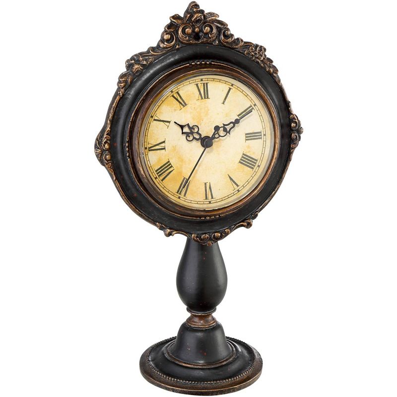 Kensington Hill Dailey 11 1/4" High Vintage Traditional Table Clock, 3 of 4