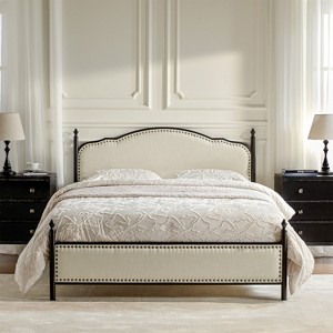 Hylario 62.2" Contemporary Platform Bed with Headboard and Footboard | ARTFUL LIVING DESIGN - 1 of 4