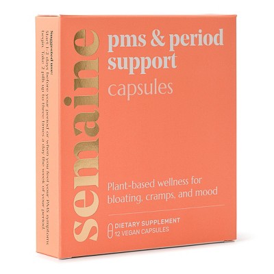 Semaine Health Plant-Based Menstrual Relief Pill - 12ct