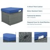 10-Piece Outdoor Rattan Modular Sectional Sofa Set with Coffee Table, Storage Box, Side Tables - 4 of 4