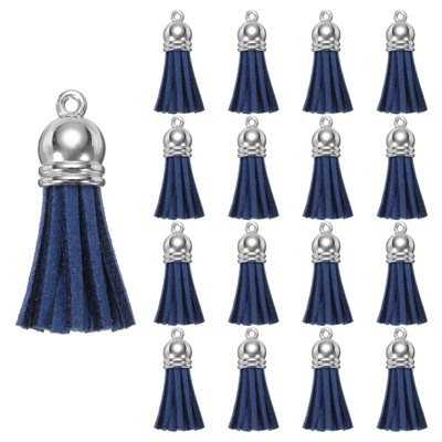 Unique Bargains PU Leather Craft Bracelets Jewelry Making Keychain Tassels 200 Pcs