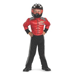 Disguise Toddler Boys' Turbo Racer Muscle Jumpsuit Costume - 1 of 1