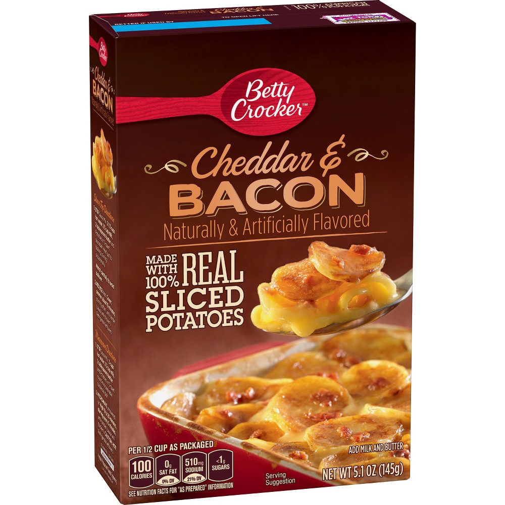 UPC 016000415508 product image for Betty Crocker Four Cheese Real Sliced Potatoes - 5.1oz | upcitemdb.com