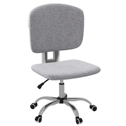 Vinsetto Vibration Massage Office Chair With Heat, Lumbar Pillow, Footrest,  Microfibre Comfy Computer Chair, White : Target