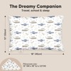 KeaBabies Toddler Pillow with Pillowcase, 13X18 Soft Organic Cotton Toddler Pillows for Sleeping, Kids Travel Pillow Age 2-5 - 3 of 4