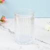 Cameo Toothbrush holder, Holds Your Toothbrushes and Toothpaste - Great Makeup Brush Holder, Non-Slip Protective Silicone Feet, Heavy Duty Glass - 4 of 4