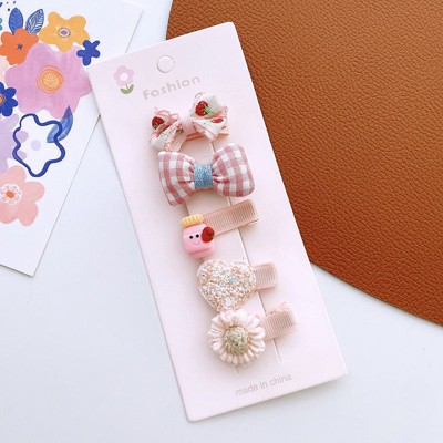 MyKids-USA Versatile Hair Accessory For Babies: Colorful Small Butterfly Bow Hair Clip Sets