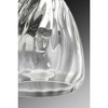 Progress Lighting Anjoux 4-Light Bath Vanity Fixture, Silver Ridge, Clear Water Glass Shades - 4 of 4