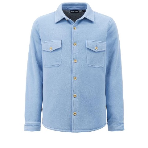 Heat Holders Men's Jax Solid Shirt Jacket | Size M - Chambray