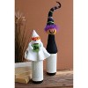 Felt Halloween Ghost Bottle Topper 7"H – Boo Sign Accent by Kalalou - 3 of 3