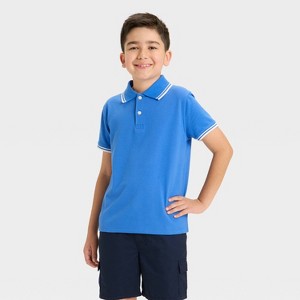 Boys' Short Sleeve Tipping T-Shirt - Cat & Jack™ - 1 of 3