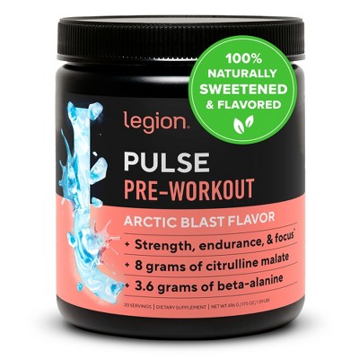 Legion Pulse Natural Pre-Workout Supplement - 20 Servings