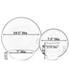 Dinewares Spin Wash Dinnerware Dish Set Mugs, Salad, Dinner Plates, Bowls, High Quality Dishes Highly Chip Crack Resistant, Dishwasher, Microwave Safe - 4 of 4