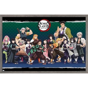Trends International Demon Slayer - Lineup Framed Wall Poster Prints - 1 of 4