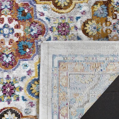 Elysian Blue 5'1" x 7'6" Reversible Synthetic Area Rug