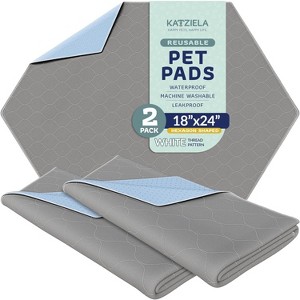 Washable Pet Pads Super Absorbent Waterproof Reusable Pee Pads for Dogs, Washable Puppy Pads for Potty Training, Housebreaking Washable Hexagon Shape - 1 of 4
