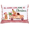 The Lakeside Collection Gingerbread Embroidered Accent Pillows - 4 of 4