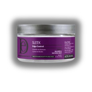 Design Essentials Sleek Edge Control Finish | Our Sleek Edge Control is a moisturizing, firm hold gel that smoothes edges - (3.7 oz) - 1 of 2
