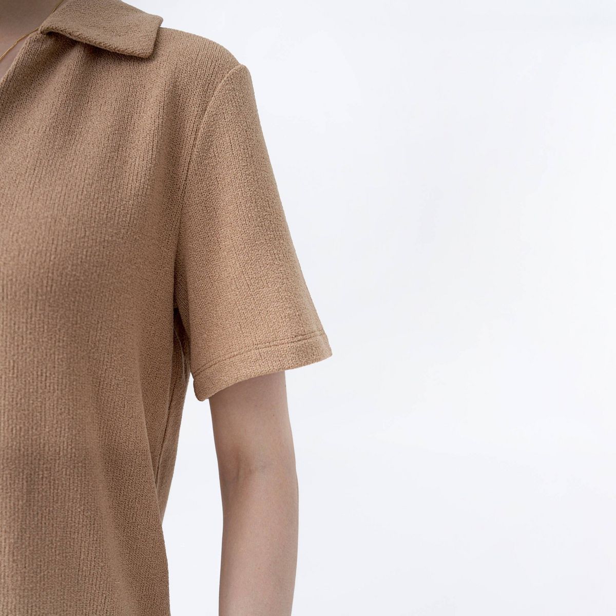 Women's Short Sleeve Polo Collar Top - A New Day™ - thumbnail 10