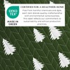 Reversible Olive Green Printed Quilt Set with Shams - Great Bay Home - 3 of 4