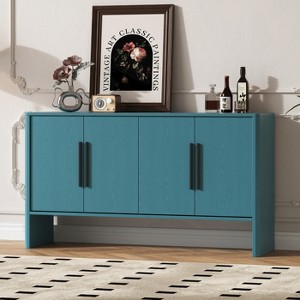 KTMBDW Modern Farmhouse Sideboard Buffet Cabinet, Buffet Storage Cabinet with Shelves, Wood Coffee Bar with Storage for Kitchen, Dining Room - 1 of 4