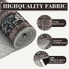 GustoWave Various sizes Vintage Brown Floral Washable Area Rugs for Bedroom, Living Room, Soft Low Pile - 2 of 4