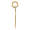 Black Bow Jewelry 14k Yellow Gold, Sophia Collection, Small Script Initial O Pendant - 2 of 4